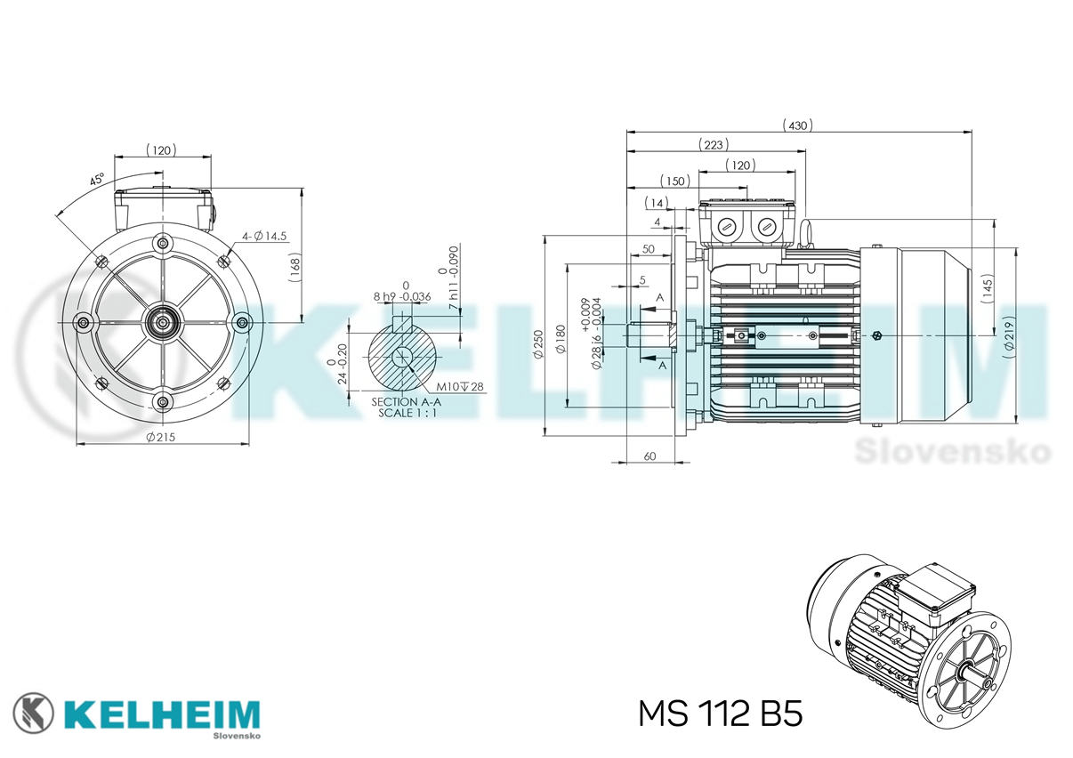 rozměrový výkres MS112B5